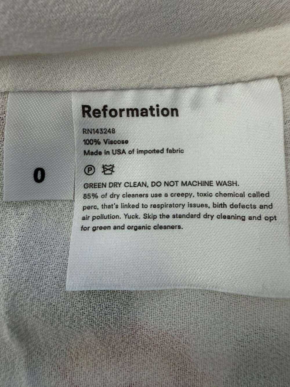 REFORMATION Juliette Crepe Ivory Floral Bouquet Midi Dress 0 - Picture 11 of 11